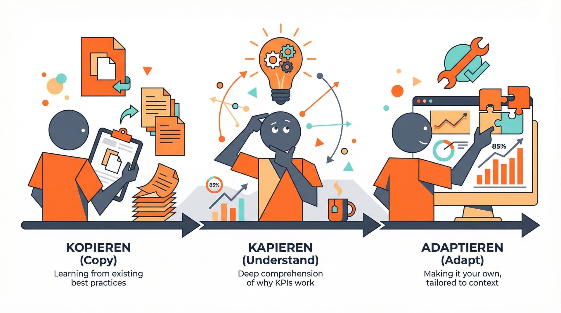 UX-KPI#5: Erst kopieren, dann kapieren, dann adaptieren: UX-KPIs fürs UX-Management