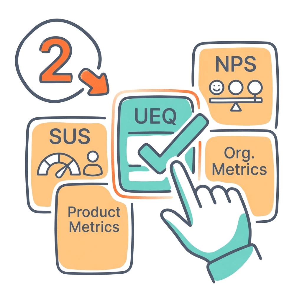 UX-Metrik auswählen